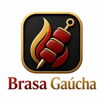 Logo ícone de app 3D: Churrascaria