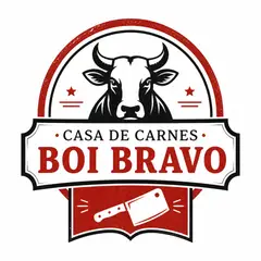 Logo emblema vintage: Açougue