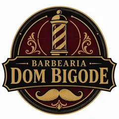 Logo emblema vintage: Barbearia