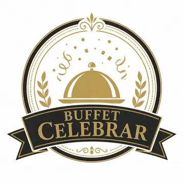 Logo emblema vintage: Buffet e eventos