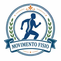 Logo emblema vintage: Fisioterapia