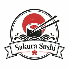 Logo emblema vintage: Restaurante japonês