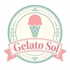 Logo emblema vintage: Sorveteria