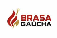 Logo ícone + nome moderno: Churrascaria