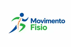 Logo ícone + nome moderno: Fisioterapia