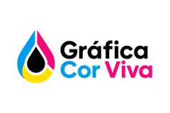 Logo ícone + nome moderno: Gráfica e personalizados
