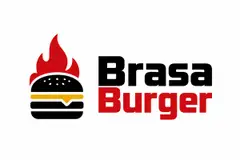 Logo ícone + nome moderno: Hamburgueria