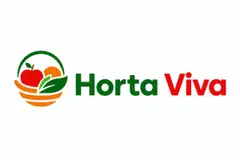 Logo ícone + nome moderno: Hortifrúti