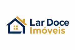 Logo ícone + nome moderno: Imobiliária