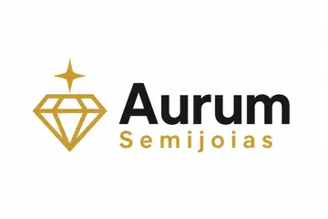Logo ícone + nome moderno: Joias e semijoias