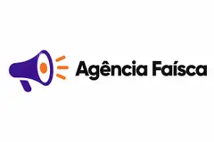 Logo ícone + nome moderno: Agência de marketing