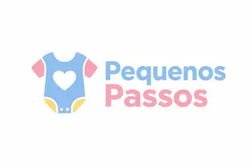 Logo ícone + nome moderno: Moda infantil