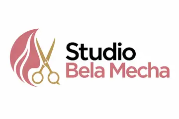Logo ícone + nome moderno: Salão de beleza