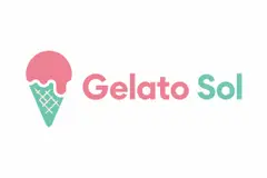 Logo ícone + nome moderno: Sorveteria
