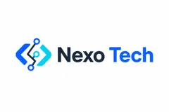 Logo ícone + nome moderno: Tecnologia e software