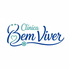 Logo lettering manuscrito: Clínica médica
