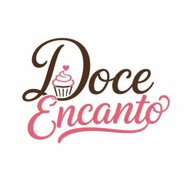 Logo lettering manuscrito: Doceria e confeitaria