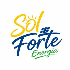 Logo lettering manuscrito: Energia solar