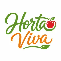 Logo lettering manuscrito: Hortifrúti