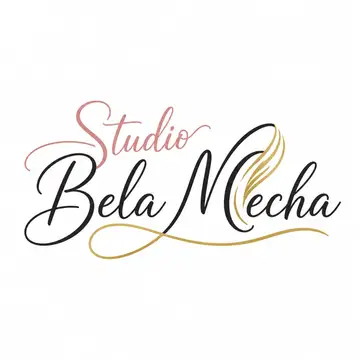 Logo lettering manuscrito: Salão de beleza