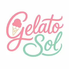 Logo lettering manuscrito: Sorveteria