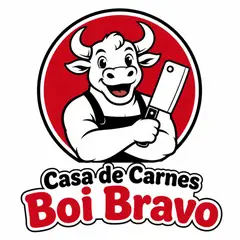 Logo mascote ilustrado: Açougue
