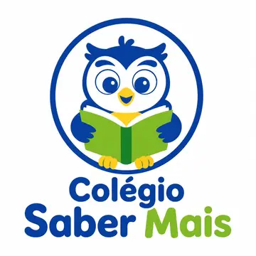 Logo mascote ilustrado: Escola e reforço
