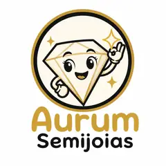 Logo mascote ilustrado: Joias e semijoias