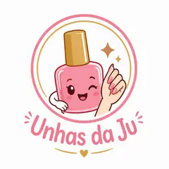 Logo mascote ilustrado: Manicure e nail design