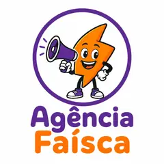 Logo mascote ilustrado: Agência de marketing