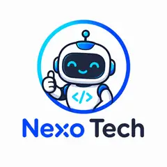 Logo mascote ilustrado: Tecnologia e software