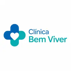 Logo minimalista geométrico: Clínica médica