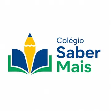 Logo minimalista geométrico: Escola e reforço