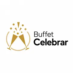 Logo minimalista geométrico: Buffet e eventos