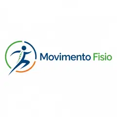 Logo minimalista geométrico: Fisioterapia