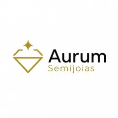 Logo minimalista geométrico: Joias e semijoias