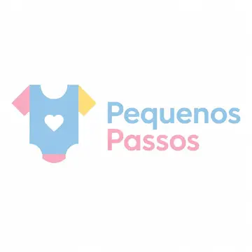 Logo minimalista geométrico: Moda infantil