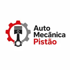 Logo minimalista geométrico: Oficina mecânica