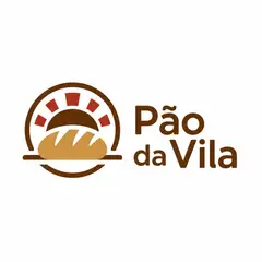 Logo minimalista geométrico: Padaria