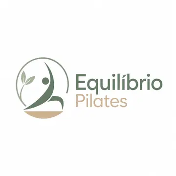 Logo minimalista geométrico: Pilates e yoga