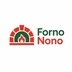 Logo minimalista geométrico: Pizzaria