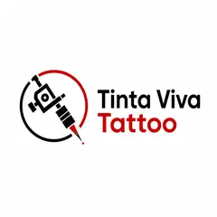Logo minimalista geométrico: Estúdio de tatuagem