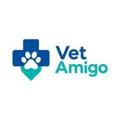 Logo minimalista geométrico: Clínica veterinária