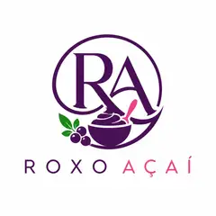 Logo monograma com as iniciais: Açaíteria