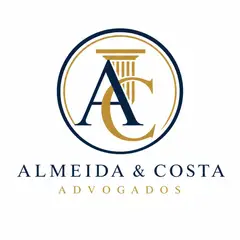 Logo monograma com as iniciais: Advocacia