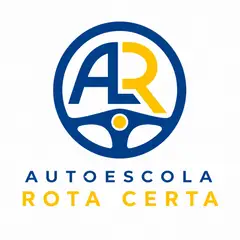 Logo monograma com as iniciais: Autoescola