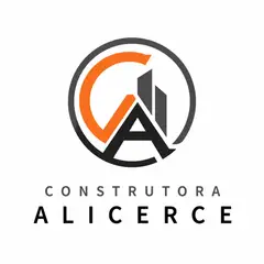 Logo monograma com as iniciais: Construtora