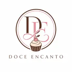 Logo monograma com as iniciais: Doceria e confeitaria