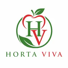 Logo monograma com as iniciais: Hortifrúti