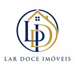 Logo monograma com as iniciais: Imobiliária